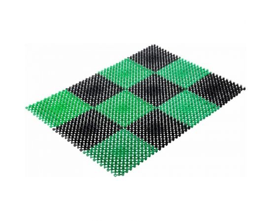 Коврик VORTEX ТРАВКА 42х56 см, черно-зеленый 23001 