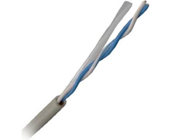 Кабель UTP, 1 пара, Кат. 5e, серый, 305м в кат., TWT-5EUTP1-GY 