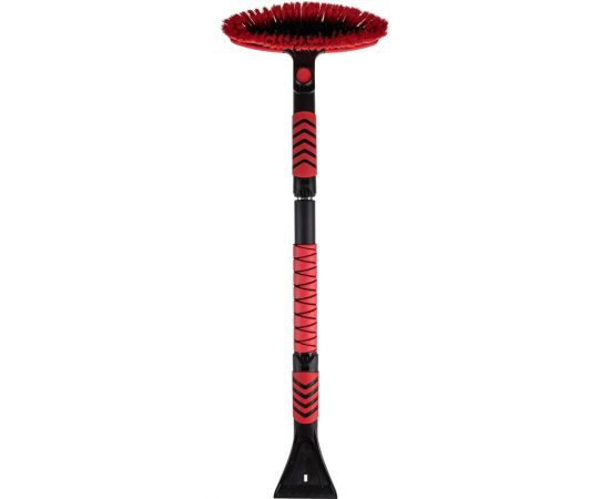 Щетка от снега со скребком SKYWAY 90-110 см МУЛЬТИЩЕТКА с распушенной щетиной, скребок, водосгон с поворотным механизмом S07801025 