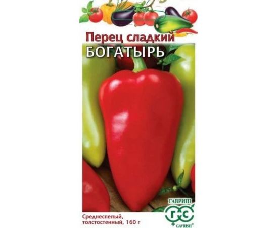 Семена ГАВРИШ Перец Богатырь 0.1 г 1071858073 
