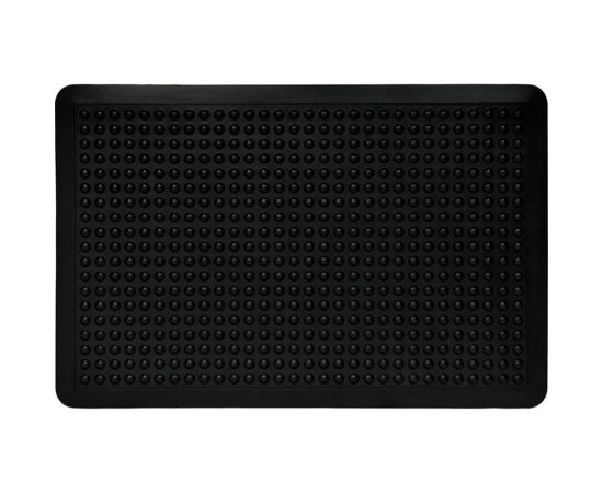 Резиновый антиусталость коврик VORTEX 60x90 см, черный 24248 