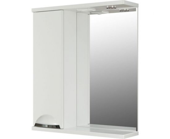 Навесной шкаф Mixline ЭТЬЕН-60 левый, с подсветкой, ПВХ 542407 