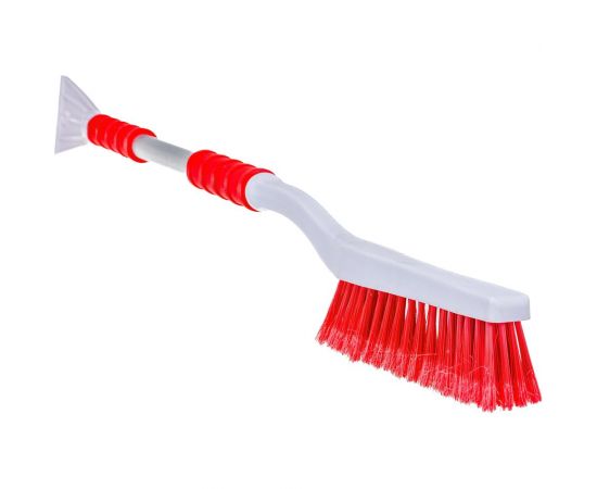 Щетка от снега со скребком с эргономичной ручкой с распушенной щетиной SKYWAY S07801024 