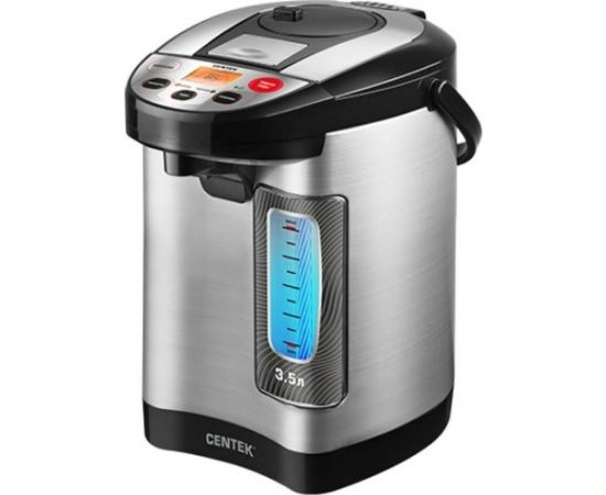 Термопот Centek 3.5л 890Вт, 4 режима, 45-60-85-98C, LCD-диспл. корпус из нерж. стали CT-0083 Black 