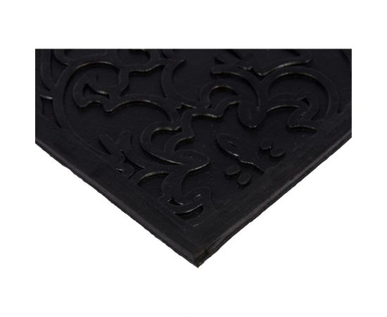 Придверный коврик VORTEX 35х60 см, черный, узор 22461 – изображение 2