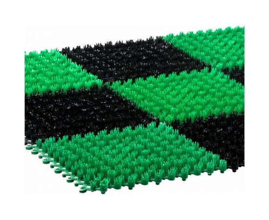 Коврик VORTEX ТРАВКА 42х56 см, черно-зеленый 23001 – изображение 2