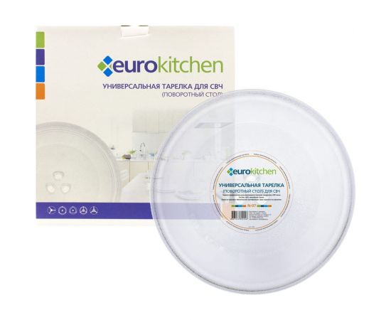 Универсальный поворотный стол-тарелка для СВЧ Eurokitchen 1 шт N-07 – изображение 2