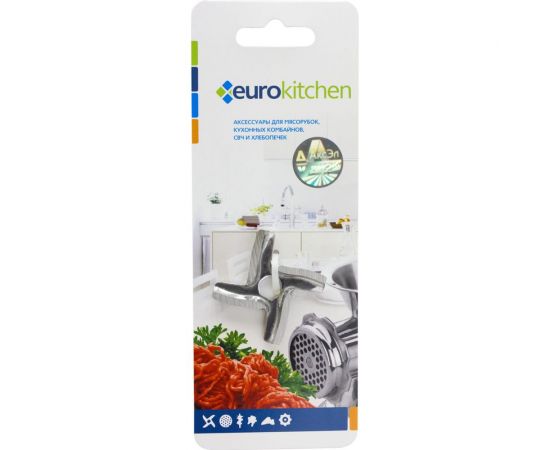 Нож для мясорубки и кухонного комбайна с мясорубкой Eurokitchen сталь KNG-10 – изображение 3