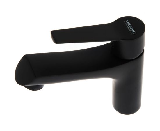 Смеситель для умывальника LEDEME L1069B черный 65670 – изображение 3