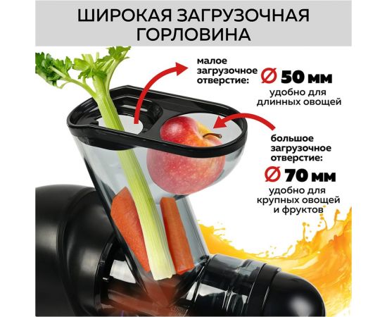 Шнековая соковыжималка 2 в 1 GFGRIL GF-J30 – изображение 3