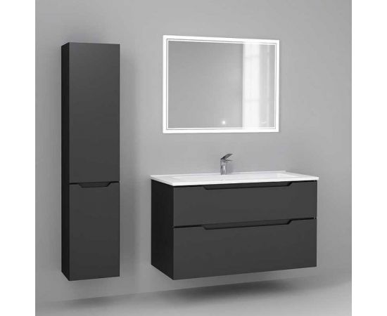 Подвесной пенал Jorno Slide 150 антрацит Sli.04.150/P/A – изображение 4