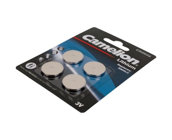 Литиевая батарейка Camelion CR2032 BL-4 (CR2032-BP4, 3V) 15247 – изображение 4
