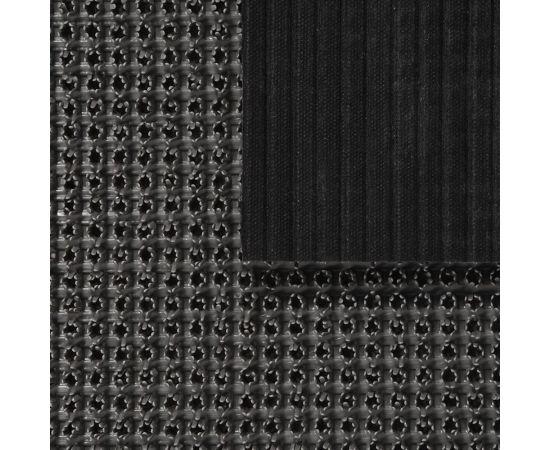 Коврик 60х90 см VORTEX ТРАВКА на противоскользящей основе серый 24107 – изображение 5