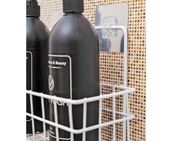 Универсальная подвесная полка Union с крючками 2 шт., 2 полки, 25.5x10x33.5 см 21US02-433W – изображение 5