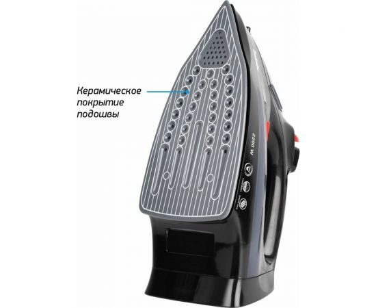 Электрический утюг BBK ISE-2202 черный/темно-серый 00-00001169 – изображение 6