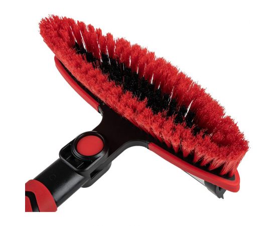 Щетка от снега со скребком SKYWAY 90-110 см МУЛЬТИЩЕТКА с распушенной щетиной, скребок, водосгон с поворотным механизмом S07801025 – изображение 7