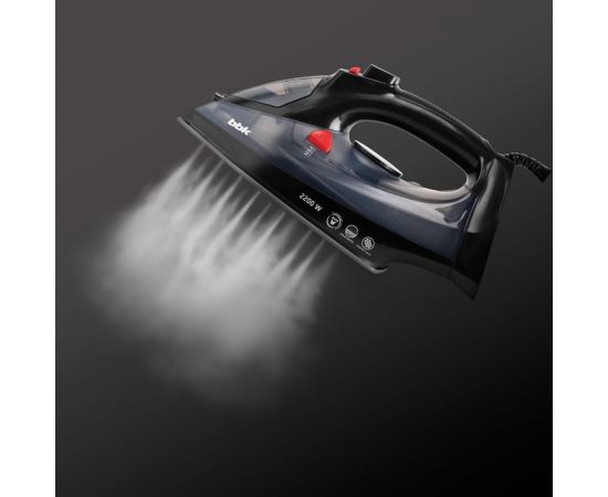 Электрический утюг BBK ISE-2202 черный/темно-серый 00-00001169 – изображение 7