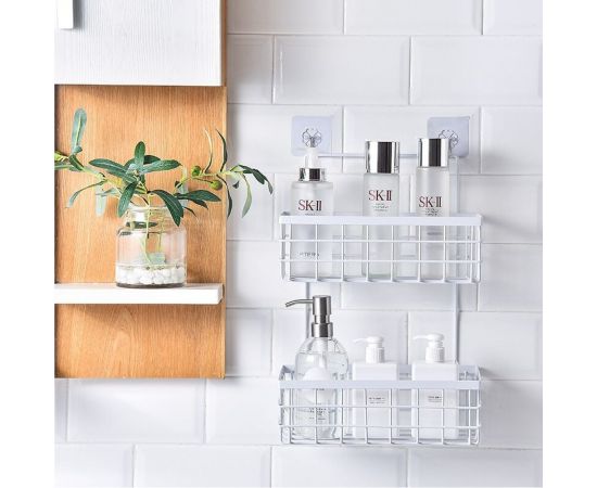 Универсальная подвесная полка Union с крючками 2 шт., 2 полки, 25.5x10x33.5 см 21US02-433W – изображение 7