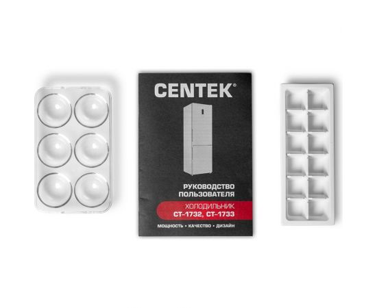 Холодильник Centek multi No-Frost 302л (78 л/224 л) 595x630x1880 мм (ДхШхВ), А+, GMCC CT-1732 INOX – изображение 8