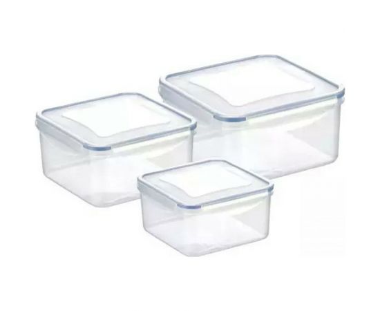 Контейнер Tescoma FRESHBOX 3 шт, 0,4, 0,7, 1,2 л, квадратный 892040 