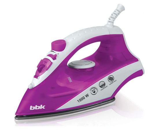 Электрический утюг BBK ISE-1802 фиолетовый 00-00000474 