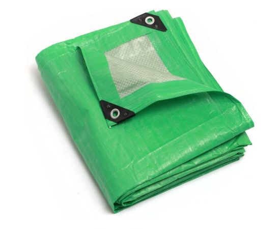 Тент укрывной усиленный 3x4 м, 120 г/м2, с люверсами, универсальный ООО Миротент МД-00000651 