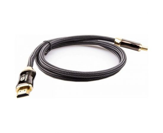 Кабель Telecom, HDMI 19M/M, ver. 2.1, 8K 60 Hz 2m металлические разъемы, нейлоновая оплетка TCG300-2M 
