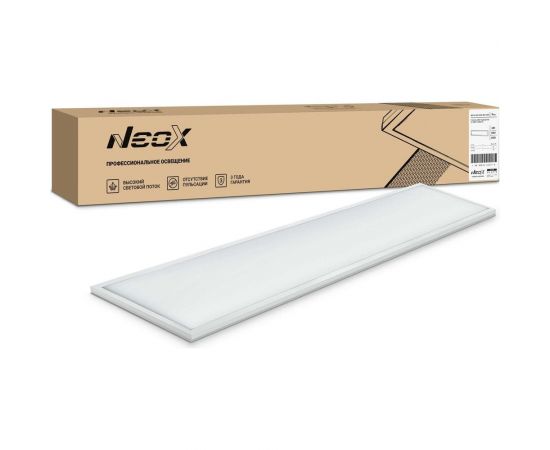 Светодиодная универсальная панель Neox ДВО-01 4040-опал, 40Вт, 230В, 4000к, 3600Лм, 180x1195x30мм 4690612042718 