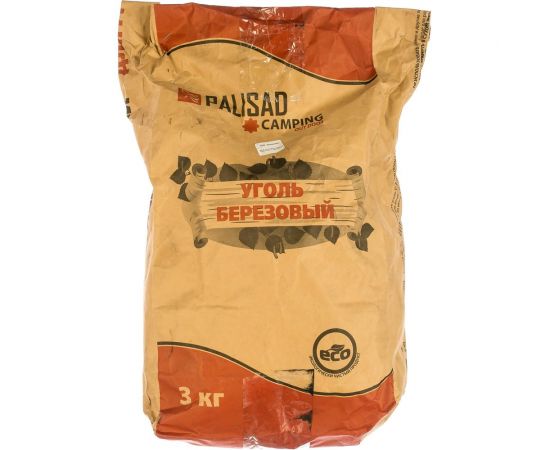 Уголь берёзовый PALISAD Camping 3 кг 69545 