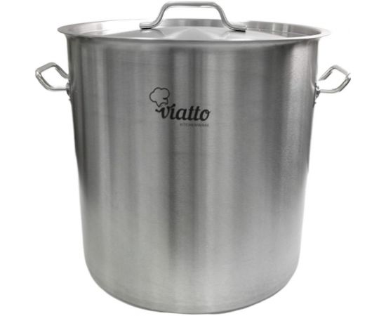 Кастрюля Viatto нержавеющая сталь с тройным дном 400x400 мм объем 50 л с двумя ручками 101307 62073 