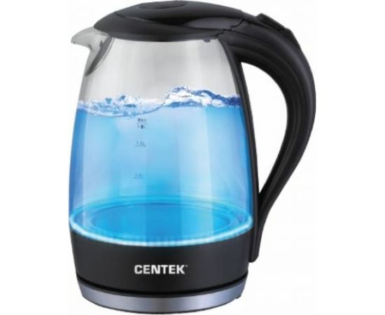 Стеклянный чайник Centek 1.8л CT-0042 Black 
