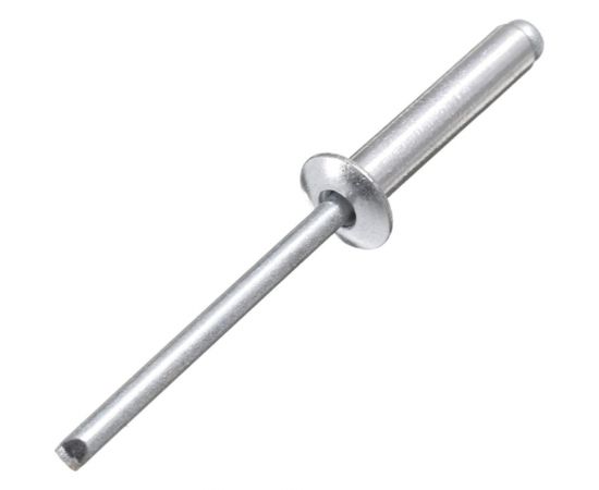 Вытяжная заклепка Мир крепежа DIN 7337, стандартный борт, 4x12 мм, ал/ст, 500 шт. Т0000005074 