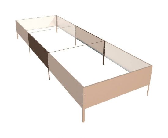 Удлинитель для грядки Благо 0.7x1 м, коричневый 93877 