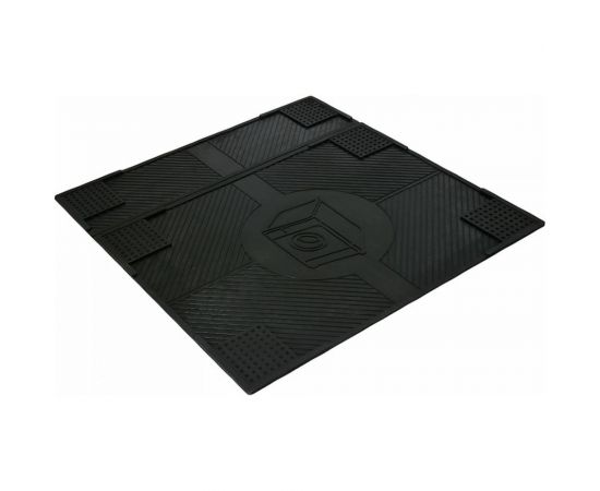 Резиновый антивибрационный коврик VORTEX 62x65x0,7 см, черный 24258 – изображение 2