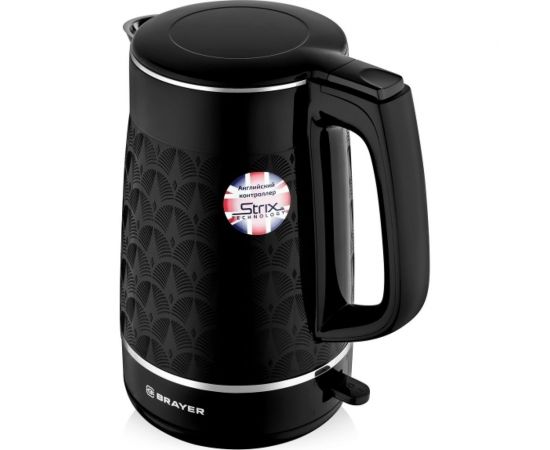 Электрический чайник BRAYER 2200 Вт, 1,7 л, покрытие Cool Touch, автоотключение BR1019 – изображение 2