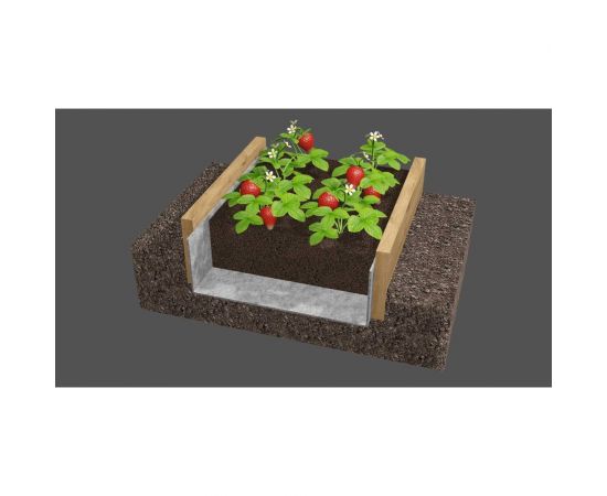 Полотно нетканое геотекстильное Д-100 2x25 м, белый Геоком С1.370.100.03/200 – изображение 2