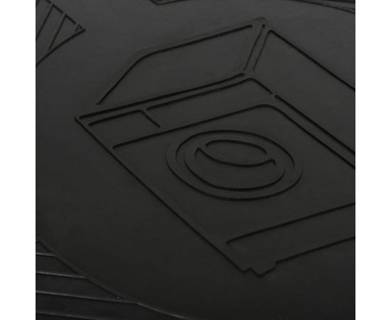 Резиновый антивибрационный коврик VORTEX 62x65x0,7 см, черный 24258 – изображение 3