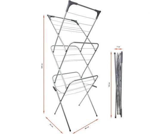 Напольная вертикальная сушилка для белья UniStor VERTIKAL 48х47х129 см 210143 – изображение 3
