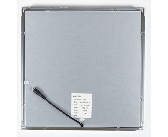 Светодиодная накладная панель MAKSILED 12Вт, 230В, 750лм, IP20, 2800К, 300x300x12мм ML-P3030-WW-US – изображение 4
