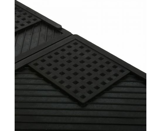 Резиновый антивибрационный коврик VORTEX 62x65x0,7 см, черный 24258 – изображение 4