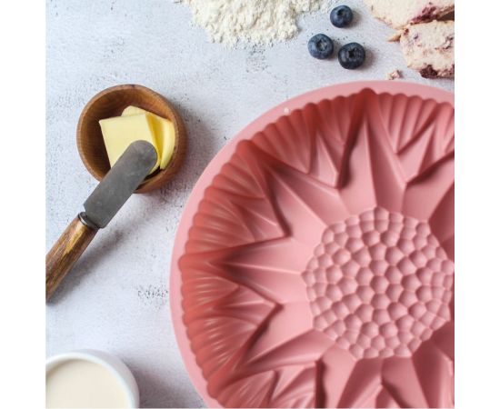 Силиконовая форма VETTA HS-058A Подсолнух, 25,5x6 см, 3 цвета 891-015 – изображение 6