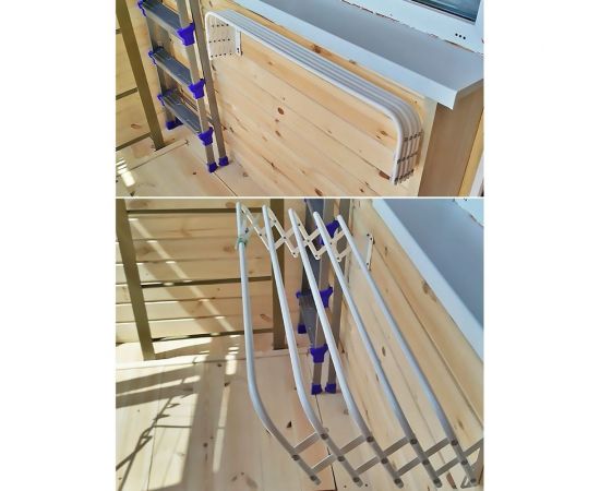 Раздвижная настенная сушилка Violet Бриз 6 м 3206 – изображение 7