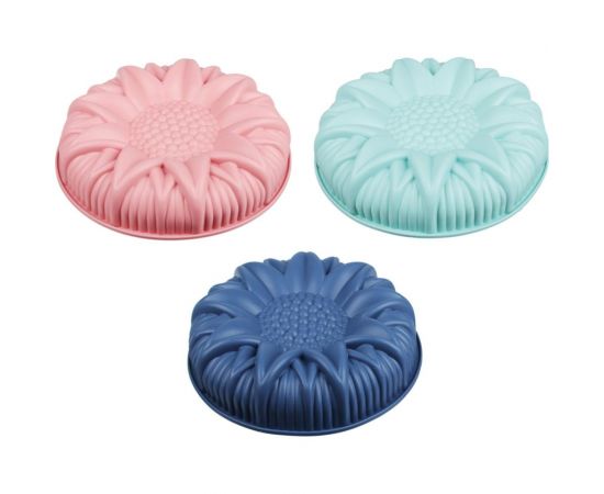 Силиконовая форма VETTA HS-058A Подсолнух, 25,5x6 см, 3 цвета 891-015 – изображение 7