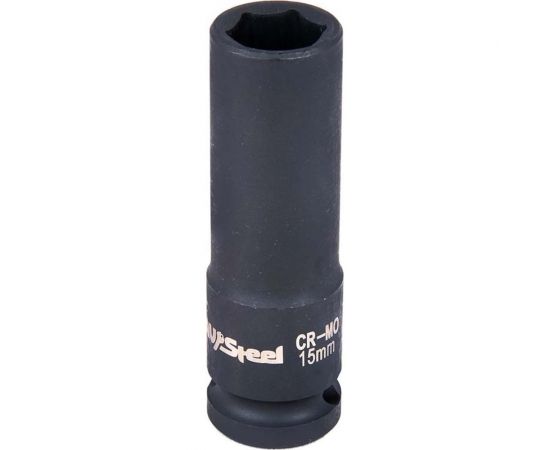 Головка ударная шестигранная удлиненная (15 мм; 1/2DR) AV Steel AV-720115 