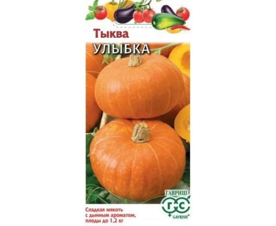 Семена ГАВРИШ Тыква Улыбка 1 г 001406 