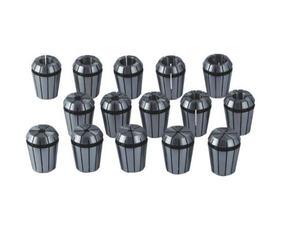 Набор цанг ER25 15 шт. (1-16 мм) для цангового патрона ER25 Optimum 3441109 