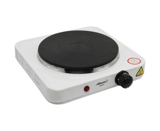 Одноконфорочная электроплитка Atlanta ATH-1736 white 