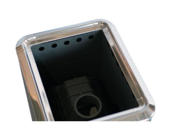 Банная печь НМК чугунная ""Сибирь-20"", панорамная дверца, конвекционная 020222 НМК020222 – изображение 11