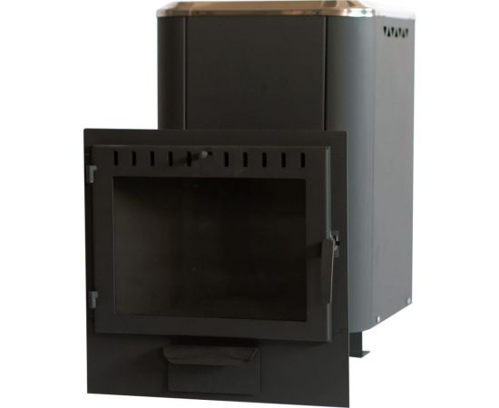 Банная печь НМК чугунная ""Сибирь-20"", панорамная дверца, конвекционная 020222 НМК020222 – изображение 13