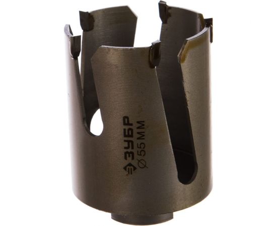 Коронка ПРОФИ Универсальная (55х55 мм; М16) Зубр 29514-55 – изображение 2